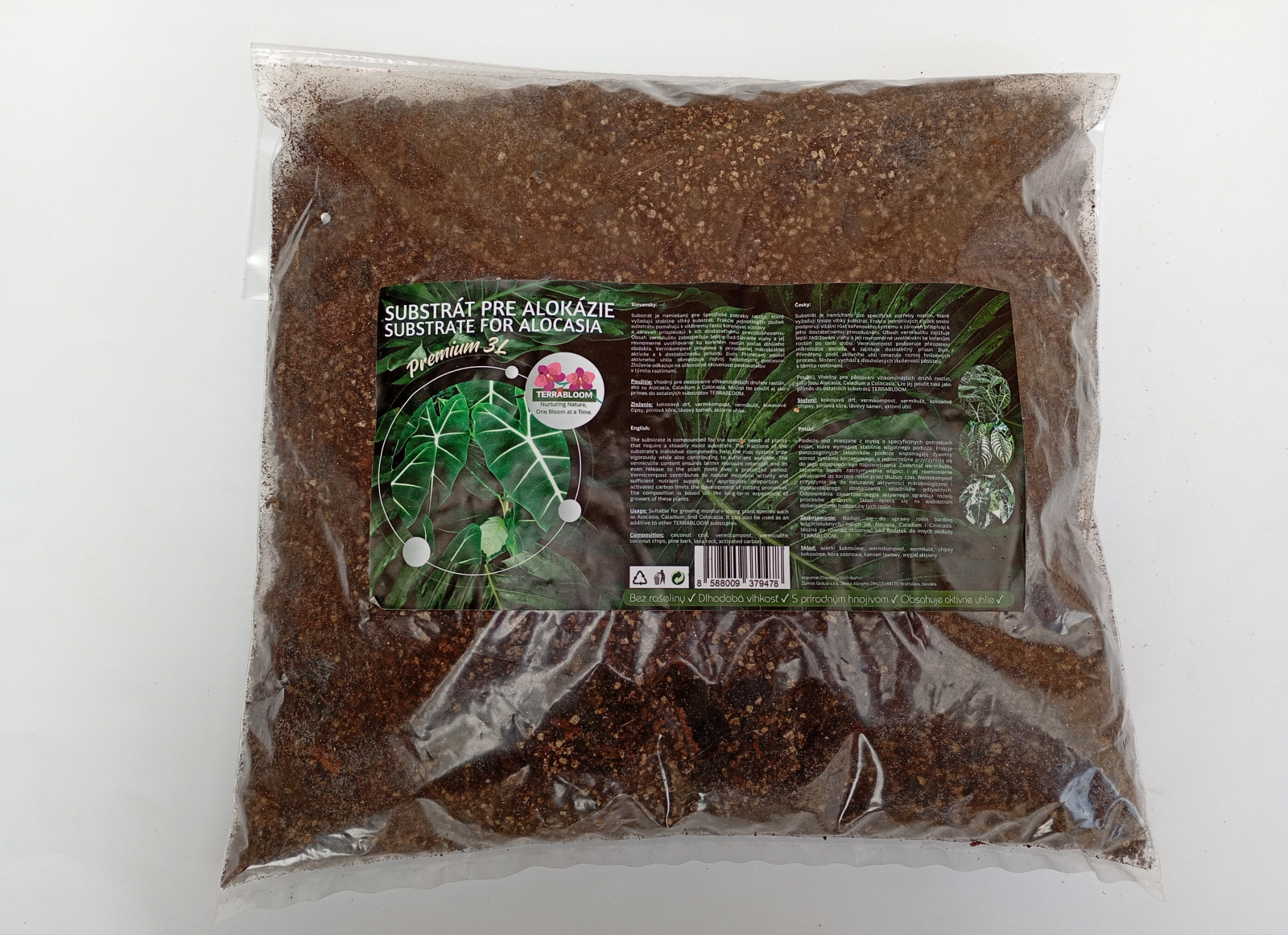 Substrát pre Alokázie PREMIUM Terrabloom 3 l