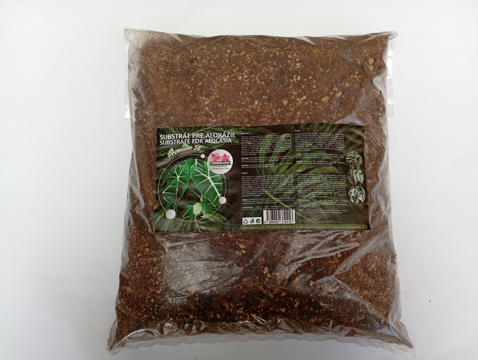 Substrát pre Alokázie PREMIUM Terrabloom 5 l