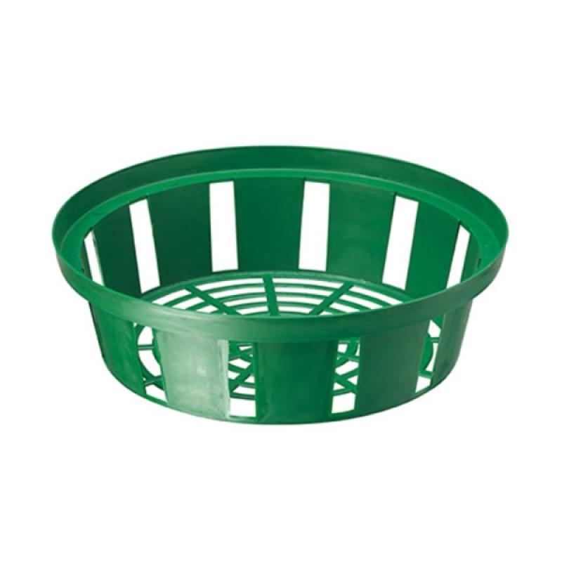 Košík na cibuľoviny okrúhly zelený 23 cm - 1 ks