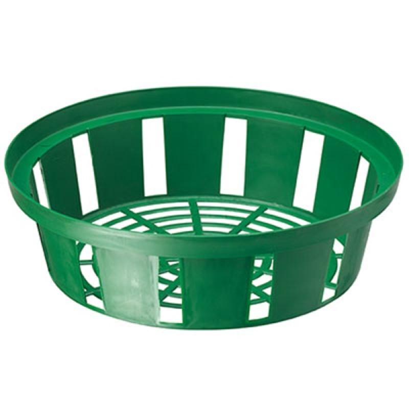 Košík na cibuľoviny okrúhly zelený 30 cm  - 1 ks