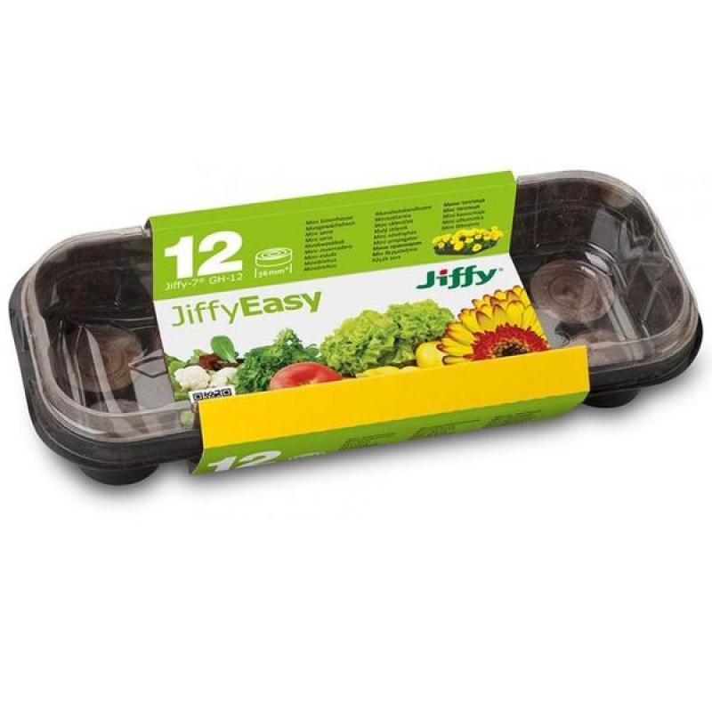 Jiffy - 7® Plastový skleník + 12  jiffy tabliet 36 mm
